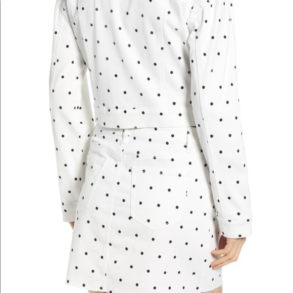 Tinsel Small Polka Dot Short Cropped Jacket - Picture 4 of 7